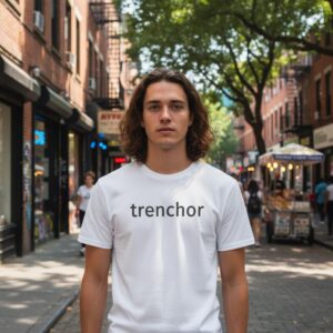 Trenchor White Tee